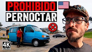 Esto pasa por DORMIR EN CAMPER EN LA CALLE EN EU 🇺🇸 Así nos fue en CAMBRIA, California | T9-E10