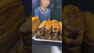 pisang keju coklat street food