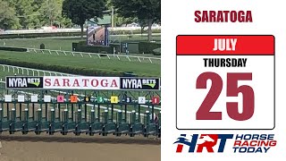 Saratoga Racetrack Picks Live Stream – July 25, 2024 – Horse Racing Today