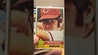 Pete Rose announced dead while I’m showing the 1976 Topps set. His card was next card. Incredible!!!