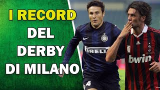 RECORD incredibili del Derby di Milano