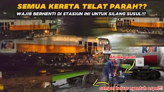 ANJLOKNYA KERETA PERTAMINA!!! Sampai Keluar Ke Aspal Jalanan,Bikin Kereta Reguler Harus Memutar?