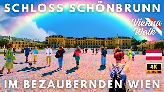 Wien: Prunkvolles Schloss Schönbrunn - Fabelhafter Spaziergang im größten Schloss Österreichs - 4K