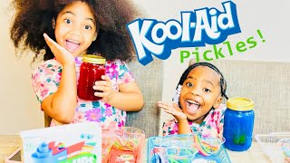 DIY Koolaid Pickle Kit w/ the girls!