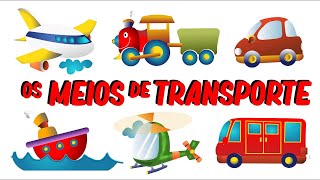 Fundo animado / Aulinha  Meio de transportes.