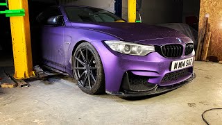 PURE STAGE 2 + F83 BMW M4 AT FRVS FOR BRAKE OVERHAUL AND BLITZ AIR FILTER FITTING