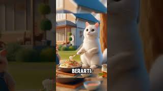 Hari minggu masak nasi goreng #kucing #kartun #animasi #lucu #funny #food