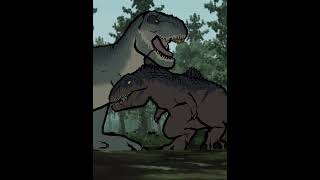 Giganotosaurus vs Vastatosaurus Rex | Animation #shorts