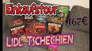 EINKAUFSTOUR LIDL TSCHECHIEN 2018 | 167€ | Pyroco Firework  [4K]