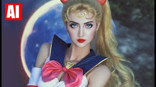 Sailor Moon in the style of the popular series of the 80s / 美少女戦士セーラームーン