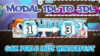 GAK PERLU IKUT EVENT WINTERFEST APA BISA PROFIT? KALIAN YANG MODAL KECIL SINI COBAIN -GROWTOPIA 2023