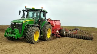 John Deere 8400 R + Horsch Serto 12 SC • Agroservis Višňové