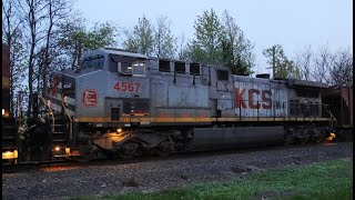 Conrail PR-11 Chase on the Garden State Secondary with a KCS Duo - 4/28/24