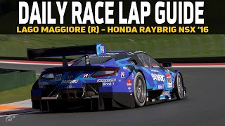 Gran Turismo 7 Daily Race Lap Guide - Lago Maggiore Reverse - Honda Raybrig NSX '16