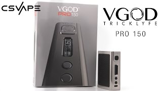 VGOD PRO150 Box Mod Product Overview