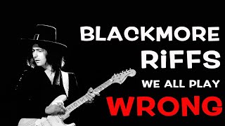 Classic Deep Purple Riffs Everyone Gets Wrong (Play like Ritchie Blackmore)