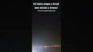 Imagens impressionantes mostram  início do ataque de Irã contra  Israel | Irã ataca Israel