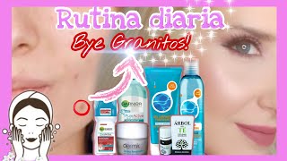 RUTINA FACIAL PIEL MIXTA GRASA ANTI ACNÉ PUNTOS NEGROS Y GRANITOS || V de Vero Style