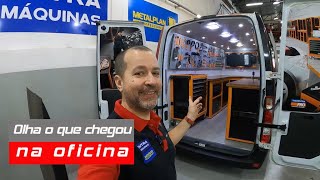 Olha essa VAN cheia de ferramentas e equipamentos que veio na oficina! Feat. @tramontinapro