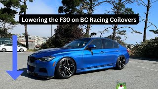 BC Racing Coilover Install | F30