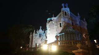 4K The Haunted Mansion Full Ride POV Low Light at Night Magic Kingdom Park July 5th 2023