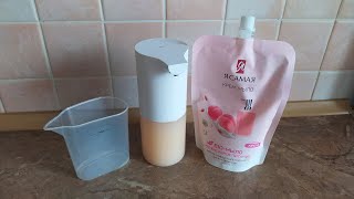 Как заправить дозатор мыла Xiaomi Mijia Automatic Foam Soap Dispenser. Инструкция.