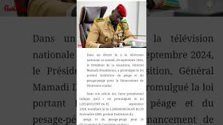 Important décret pour l'entretien de la route #liberte #afrique #explore #music