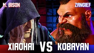 SF6 ▰ XIAOHAI (M.Bison) vs KOBAYAN (Zangief) ▰ High Level Gameplay