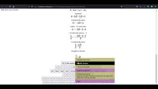 Partial Fraction Expansion of x/((2+x)(5+x)) Using the Computer Algebra System I Created.