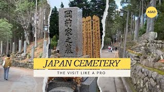 The Japanese cemetery (graveyard) scene