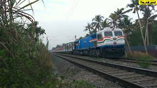 WDP4D hauled trains in Kerala | 3 in 1 compilation | #indianrailways