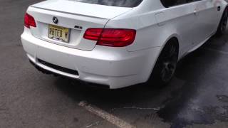 E92 M3 Custom AP Exhaust + ACM Test Pipes