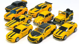 Transformers Movie 1 2 3 4 5 6 bumblebee Deluxe Class Camaro Beetle Jeep Bumblebee 9 Car Robot Toys