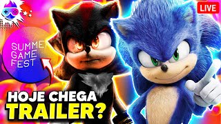 HOJE TEM TRAILER DE SONIC 3? COBERTURA SUMMER GAME FEST! 🔴NerdBrothers Live