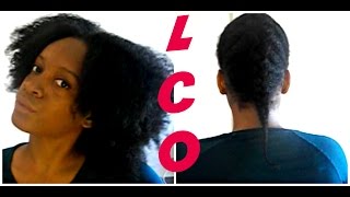 L.C.O method (4A, 4B, 4C friendly)| Finger Detangling + mini length check