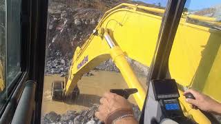 Pedra acabando! komatsu PC350LC