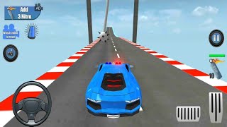 Impossible Police Mega Ramp Car Games 2# - Police Car Racing Stunts 3D -Android Gameplay