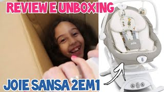 UNBOXING CADEIRA DE DESCANSO JOIE SANSA 2 em 1 | Dudda Alves