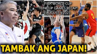 PUMAPALAG ang ANGOLA CHINA Tune Up GAMES TAMBAK KALABAN JAPAN niresBAKAN ng NEW ZEALAND!