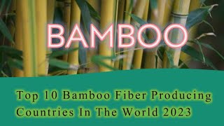 Top 10 Bamboo Fiber Producing Countries In The World 2023 | The Story Of Bamboo Fiber (Part - 02)