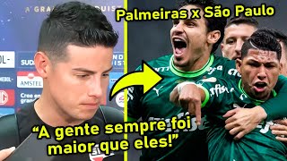 PALMEIRAS 5x0 SÃO PAULO | JAMES JÁ DEU AQUELA CONOTADA DEPOIS DO CLASSICO ABSURDO!