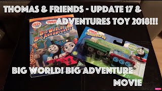 Thomas & Friends - Big World! Big Adventure! DVD Update #17 - Thomas & Ace the Racer Toys 2018!!!