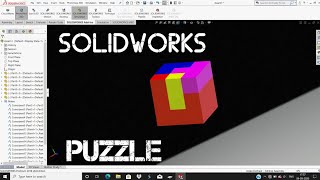 Solidworks Puzzle | Exercise #12 | Parts And Assembly | Solidworks