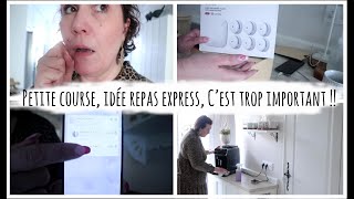 Vlog du 1er février : Petite course, idée repas express, C’est trop important !!