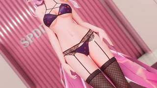 【MMD】【EEVEE_120】Elysia❤PiNK CAT（black stockings） 【Honkai Impact 3】