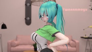 【MMD/Blender】MIKU - nice body【74】【初音】