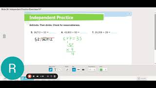 DIVISION WITH BIG NUMBERS