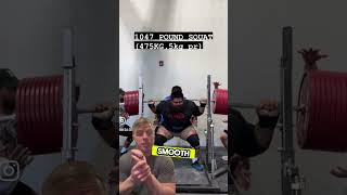 An Impressive 1,000 lb squat!