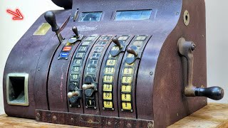 1952's National Cash Register Machine Restoration - Can It Still Print Receipts?