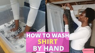 How To Wash Shirt By Hand - T-Shirt By Hand